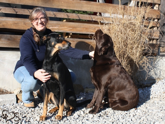 Sendfelds Jenny mit Skippy und Amicello