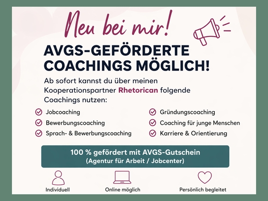 AVGS gefoerderte Coachings