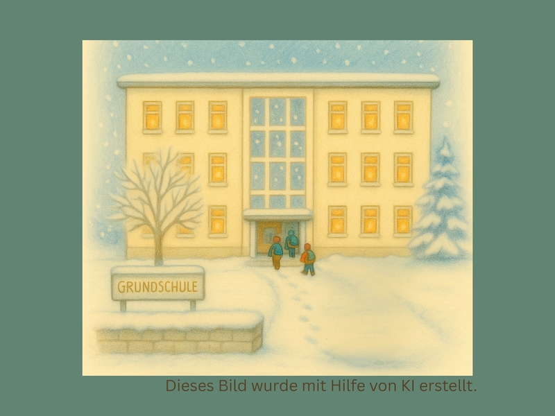 Fensterbrett Zauber Bild Schule