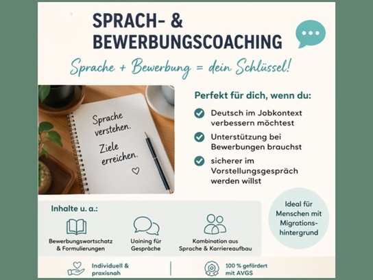 Sprach  und bewerbungscoaching online